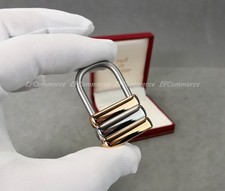 Cartier Trinity Keychain Bands Keychain 1990 Metal Lock Box picture