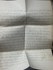 VTG 1930s Era Hand Written Letter From ‘Bill” Faribault, MN Mailing Ephemera picture