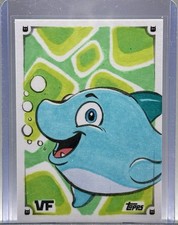 2026 Topps Chrome VeeFriends Determined Dolphin 1/1 Sketch Ziggy Artist Auto picture