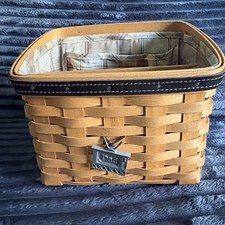 Signed Longaberger 2002 Daddy's Caddy w/Liner, Protector/Wood Divider & TieOn picture