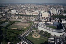 Aerial View of Yankee Stadium, The Bronx New York City NY, Baseball --- Postcard picture