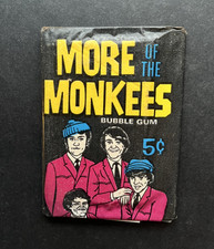 Nice unopened 1967 Donruss More of The Monkees Sealed Wax Pack 4th Series picture