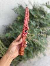 Vintage Custom Made Red Lizard Tramontina Hunting Fixed Blade Knife picture