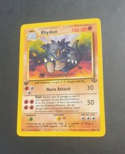 Rhydon - 45/64 Jungle - Uncommon 1st Edition Pokemon Booster Fresh picture