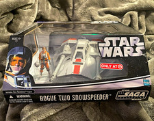 Hasbro Star Wars Saga Collection Rogue Two Snowspeeder Zev Senesca 2006 Target picture