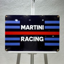 Martini Rusty Racing Heavy Metal Sign- Garage Decor  – 60x40 cm (23.6” × 15.7”) picture
