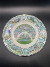 Vintage 1964 1965 New York World's Fair Unisphere Souvenir Plate Japan US Steel picture