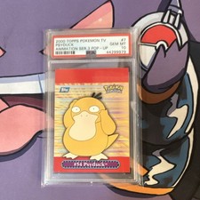 Topps 2000 Pokémon TV Animation Edition Series 3 Pop-Up #7 Psyduck PSA 10 picture