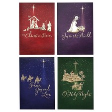 Hallmark Image Arts Religious Boxed Christmas Cards Assortment 4 Designs, picture