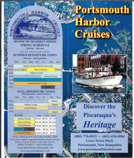 Travel Brochure, Portsmouth Harbor Cruises, NH, 1999 Vintage Piscataqua River picture