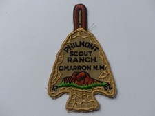 Vintage Philmont Scout Ranch Cimarron New Mexico Boy Scout BSA Arrowhead Patch picture