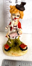 Hobo Clown Figurine Music Performer EC picture
