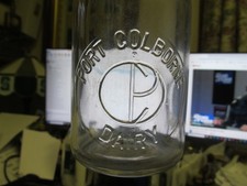 Port Colborne, Ontario Canada -Port Colborne Dairy TREP Milk Bottle picture