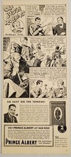 1936 Print Ad Prince Albert Tobacco Ol' Judge Robbins Russian Pipe Cartoon picture