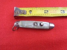 Rare Vintage Imperial USA Automatic folding Pocket Knife Mother of Pearl Handle picture