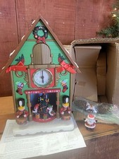 Avon 2011 Tick Tock Till Christmas Animated Lighted Cuckoo Clock NEW picture