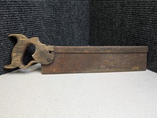 VINTAGE HENRY DISSTON & SONS MITER SAW 18” Small Handle Prong Repair picture