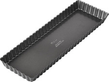Extra Long Non-Stick Tart and Quiche Pan, the Fluted Edges on Your Tarts picture