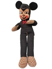 Antique 1940s Minnie Mouse Cloth & Vinyl Doll 26″ Walt Disney Productions Rare picture