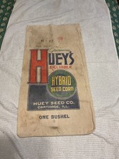 VTG Huey Hybrid Seed Co. One Bushel Carthage, IL (Read + As Seen) picture