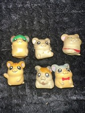 Hamtaro Figures lot of 6 used B2-11 picture