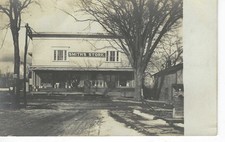 Genoa, New York, Smith's General Store, 1908 Cayuga Co, Real Photo Postcard RPPC picture