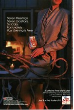 1991 Diet Coke Vintage Print Ad picture