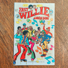 Fast Willie Jackson #1 (1976) Fitzgerald Periodicals Gus Lemoine Cert 53160-9 picture