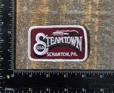 Vintage Steamtown USA Steam Train Railroad Scranton Pennsylvania Souvenir Patch picture