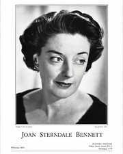 Joan Sterndale Bennett 1961 Casting Agent Publicity Portrait 8x10 Photo Print picture