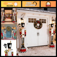 Classic Iron Nutcracker Sculpture - Holiday Decor for Indoor & Outdoor Use picture