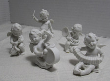 Vintage Goebel Germany Bisque Angel Orchestra Set Figurines Maria Spotl SP940 picture