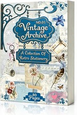 Vintage Scrapbook Paper ,Junk Journal Supplies,80 Pages,8.3X5.5 Inch picture