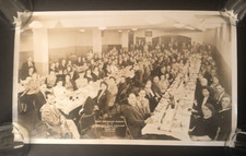1944 Venetian Club of Mutual Aid Banquet Photo Italian Social Club Detroit 12x20 picture