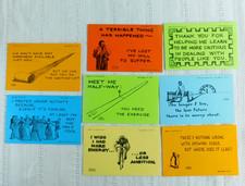 Ashleigh Brilliant Pot Shot Postcards Lot of 8, Unused 1965-77 Vintage Humor picture