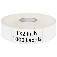 1000 Blank Removable Freezer Labels,Date Label 1x2 Inch Food Storage picture