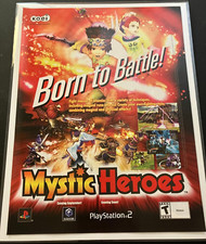 Mystic Heroes by Koei - Vintage Original Gaming Print Ad / Streamer Wall Art picture