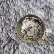 Vintage Collectible First Edition Pokemon Rhydon # 112 Marble 1990s picture