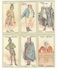 6 1923 CHARLES DICKENS Cards PICKWICK PAPERS Job Trotter Mr. Jingle Mr Snodgrass picture