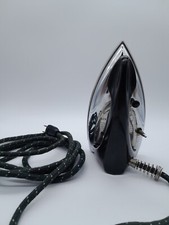 Vintage General Electric Travel Steam Iron With Cat #HIF49 Vey Nice Retro picture