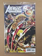 Avengers Armageddon #1 2nd Print Polybagged With MTG Card Kaare Andrew Magic picture