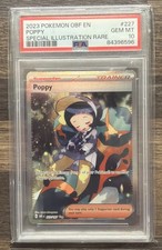 2023 POKEMON OBF EN-OBSIDIAN FLAMES SPECIAL ILLUSTRATION RARE #227 POPPY PSA 10 picture