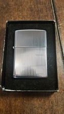 Zippo No. 200 Brushed Finish Lighter w/ Original Box 1976 picture