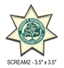 SCREAM MOVIE PATCH - POLICE BADGE - SCREAM2 picture