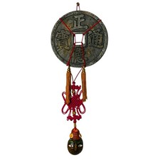Chinese Feng Shui coin mystic knot Pendant Wall Hanging Art Asian Good Luck picture
