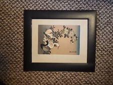 Katsushika Hokusai/Antique Japanese Ukiyo-e Woodblock Print/Goose Chrysanthemum picture