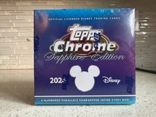 2024 Topps Chrome DISNEY SAPPHIRE Base Cards - COMPLETE YOUR SET - Pick A Card picture