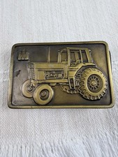 Vintage IH International Harvester 1086 Tractor Belt Buckle Spec-Cast Brass picture