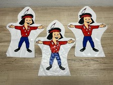 Vtg Chico Atchison Topeka Santa Fe Railroad Plastic Stuffing Bag Lot Of 3 picture
