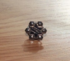 Vintage Silver Tone Kitimat Snowflake Collectible Travel Souvenir Lapel Pin  picture